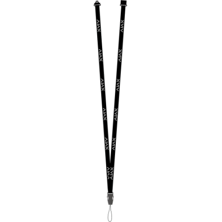 Ajax Button kaulanauha, musta