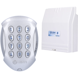 CDVI koodilukko, Bluetooth, IP64/IK10, hopea