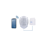 CDVI koodilukko, Bluetooth, IP64/IK10, hopea